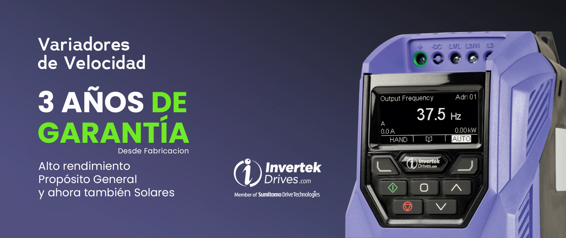 Slider Ivertek 3 x810 fasgrel variadores de velocidad invertek