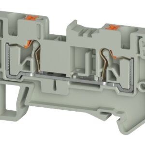 Borne de Paso, Push-In, 4 mm², 32A, 800V, 0.2mm²-4mm² (24-10 AWG), pisos 1