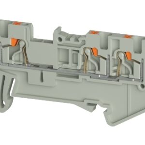 BORNE DE 3 CONDUCTORES, Push-In, 1.5mm², (0.14-1.5mm² / 26-14 AWG), 17.5A, 500V | WTPN 1.5 D1/2