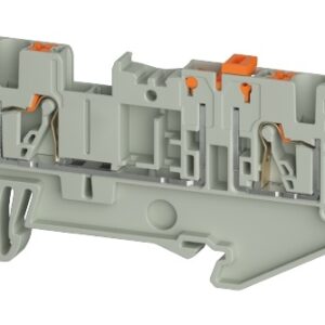 Borne de Paso, WTPN 2.5 TKM, Push-In, 2.5 mm², 20A, 400V, 0.14mm²-2.5mm² (26-12 AWG), pisos 1, Seccionable por cuchilla