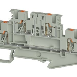 Borne de Paso, WTPN 2.5 E TK, Push-In, 2.5 mm², 20A, 400V, 0.14mm²-2.5mm² (26-12 AWG), pisos 2, Especial