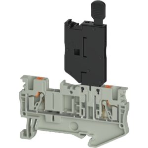 BORNE PORTAFUSIBLE, Push-In, 2.5mm², (0.14-2.5mm² / 26-12 AWG), 6.3A, 400V | WTPN 2.5 FSI24 5X20