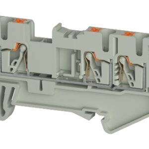 BORNE DE 3 CONDUCTORES, Push-In, 2.5mm² (0.14-2.5mm² / 26-12 AWG), 24A, 800V | WTPN 2.5 D1/2