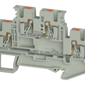 Borne de Paso,  WTPN 2.5 E, Push-In, 2.5 mm², 22A, 500V, 0.14mm²-2.5mm² (26-12 AWG), pisos 2, Multipiso