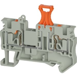 Borne de Paso, WTPN 4 TKGM, Push-In, 4 mm², 20A, 500V, 0.2mm²-4mm² (24-10 AWG), pisos 1, Seccionable