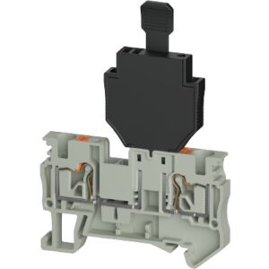 Borne de Paso, WTPN 4 FSIU 5X20, Push-In, 4 mm², 6.3A, 400V, 0.2mm²-4mm² (24-10 AWG), pisos 1, Portafusible