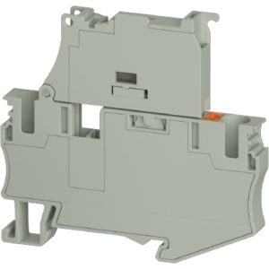 Borne de Paso, WTPN 6 FSI 6.3X32, Push-In, 6 mm², 10A, 630V, 0.5mm²-6mm² (20-8 AWG), pisos 1, Portafusible