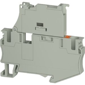 Borne de Paso, WTPN 6 FSI24 6.3X32, Push-In, 6 mm², 10A, 24V, 0.5mm²-6mm² (20-8 AWG), pisos 1, Portafusible