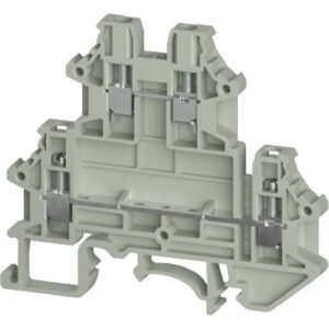 BORNE DE 2 PISOS, Tornillo, nominal 2.5mm², (0.34-2.5mm² / 22-12 AWG), 24A, 800V | WTN 2.5 E