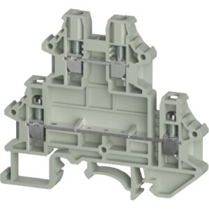 BORNE DE 2 PISOS, Tornillo, nominal 4mm², (0.34-4mm² / 22-10 AWG), 32A, 800V | WTN 4 E