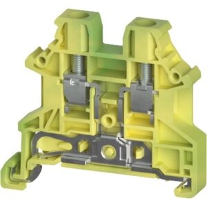 BORNE DE TIERRA, Tornillo, nominal 4mm², (0.14-4mm² / 28-10 AWG), 1000V | WTN 4 PE