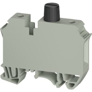 BORNE PORTAFUSIBLE, Tornillo, nominal 10mm², (1.5-10mm² / 22-6 AWG), 6.3A, 800V | WTN 10 FSI 5X20