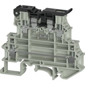 BORNE PORTAFUSIBLE DE 2 PISOS, Tornillo, nominal 4mm², (0.14-4mm² / 22-10 AWG), 16A, 800V | WTN 4 E FSI5 5X20