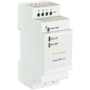 FUENTE DE ALIMENTACIÓN, 1F, 90-264VAC, 5VDC, 3A, 15W, (-40...71°C) | WIPOS PB1 5-3