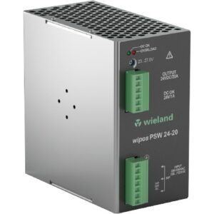 FUENTE DE ALIMENTACIÓN, 1/2/3F, 187-550VAC, 24VDC, 20A, 480W, OVP 33V, (-40...70°C) | WIPOS PSW 24-20