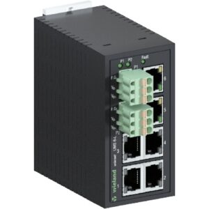 SWITCH INDUSTRIAL, No administrable, 6x RJ45 10/100 Mbit/s, IP40, (0...60°C) | WIENET UMS 6-L