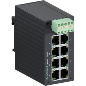 SWITCH INDUSTRIAL, No administrable, 8x RJ45 10/100 Mbit/s, IP50, (-10...60°C) | WIENET UMS 8
