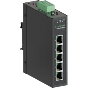 SWITCH INDUSTRIAL, No administrable, 5x RJ45 10/100 Mbit/s, IP30, (-40...75°C) | WIENET UMS 5-W